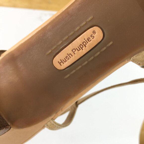 Hush Puppies Chamomile Tan Heel Sandals Size 8.5M - Picture 10 of 14
